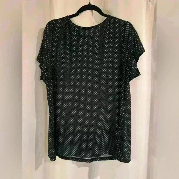 Women’s Polka Dot Chaps Blouse - Picture 2 of 5